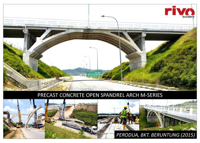 precast concrete open spandrel arch project image in beruntung 2015