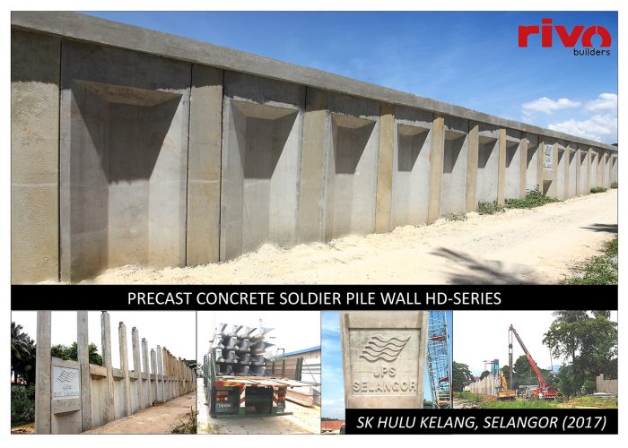 precast concrete soldierpile hd series project image in selangor 2017