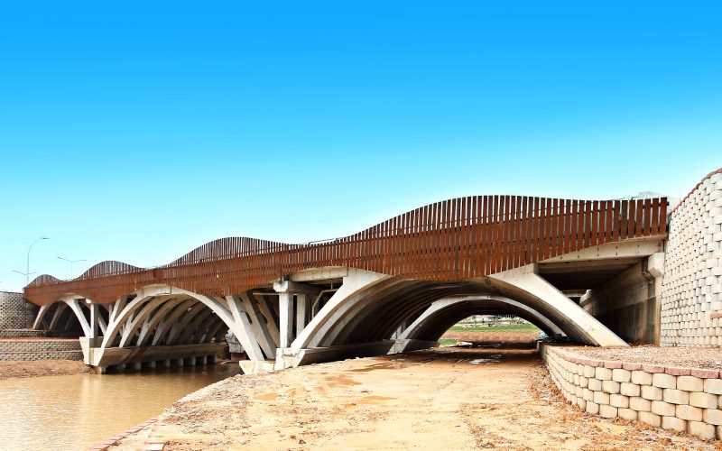 precast concrete arch bridge